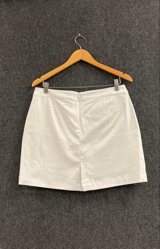PGA Tour Women's White Golf Skort Performance Stretch Skirt Sz 8 Activewear