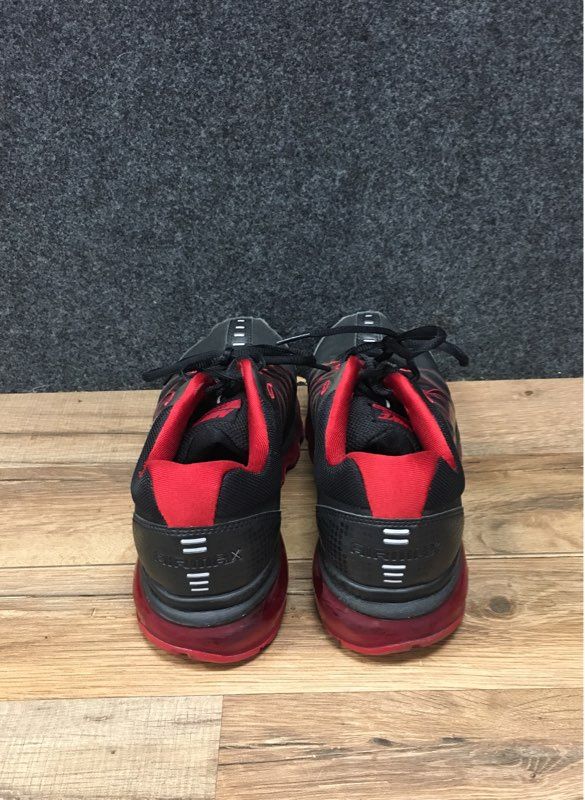 Nike Air Max 2011 Black Sport Red Women's Running Shoes Size 9.5