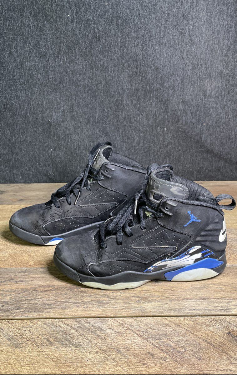 Nike Air Jordan MVP Black Royal Youth Basketball Sneakers Size 3Y