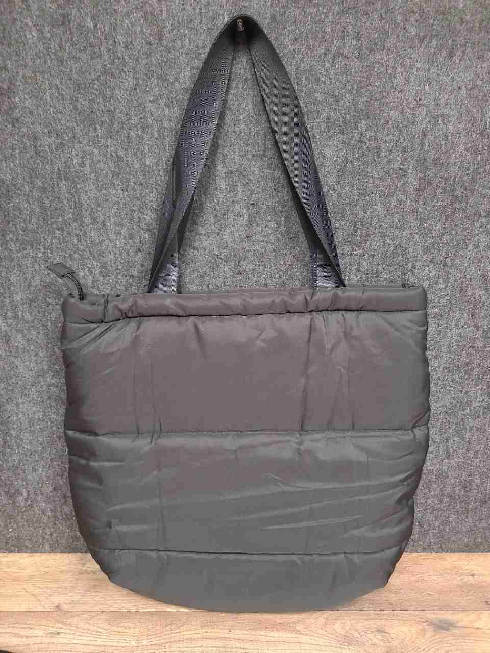 Victoria's Secret PINK VSX Black Puffer Mesh Tote Handbag Lot of 2 NWT
