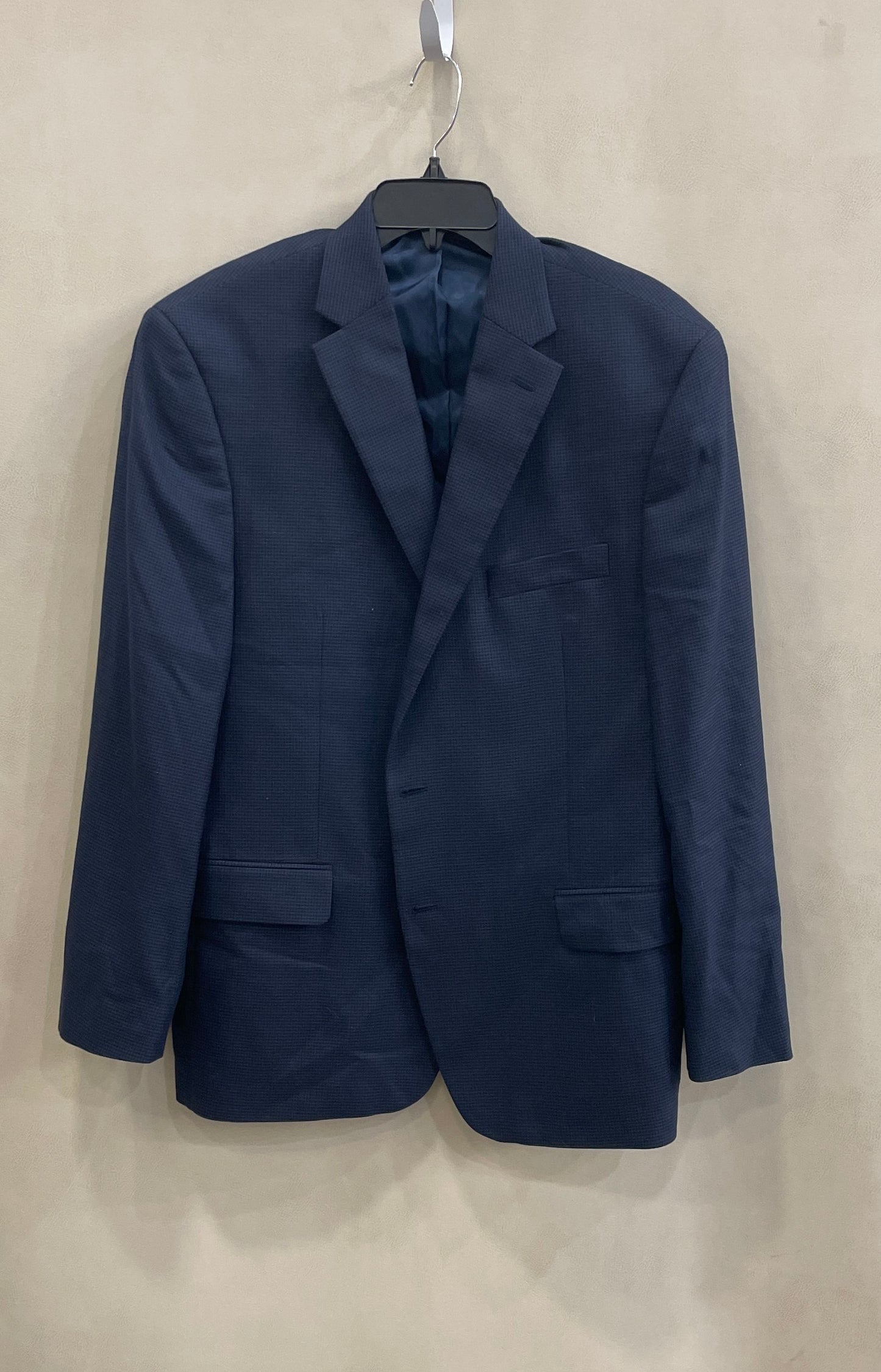 Michael Kors Men's Blue Textured Two Button Blazer Sport Coat Jacket Sz 44R