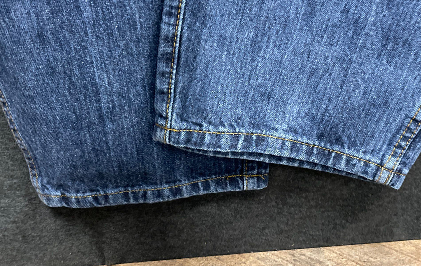Cinch Men's Blue Black Label Relaxed Tapered Denim Jeans Sz 40x32