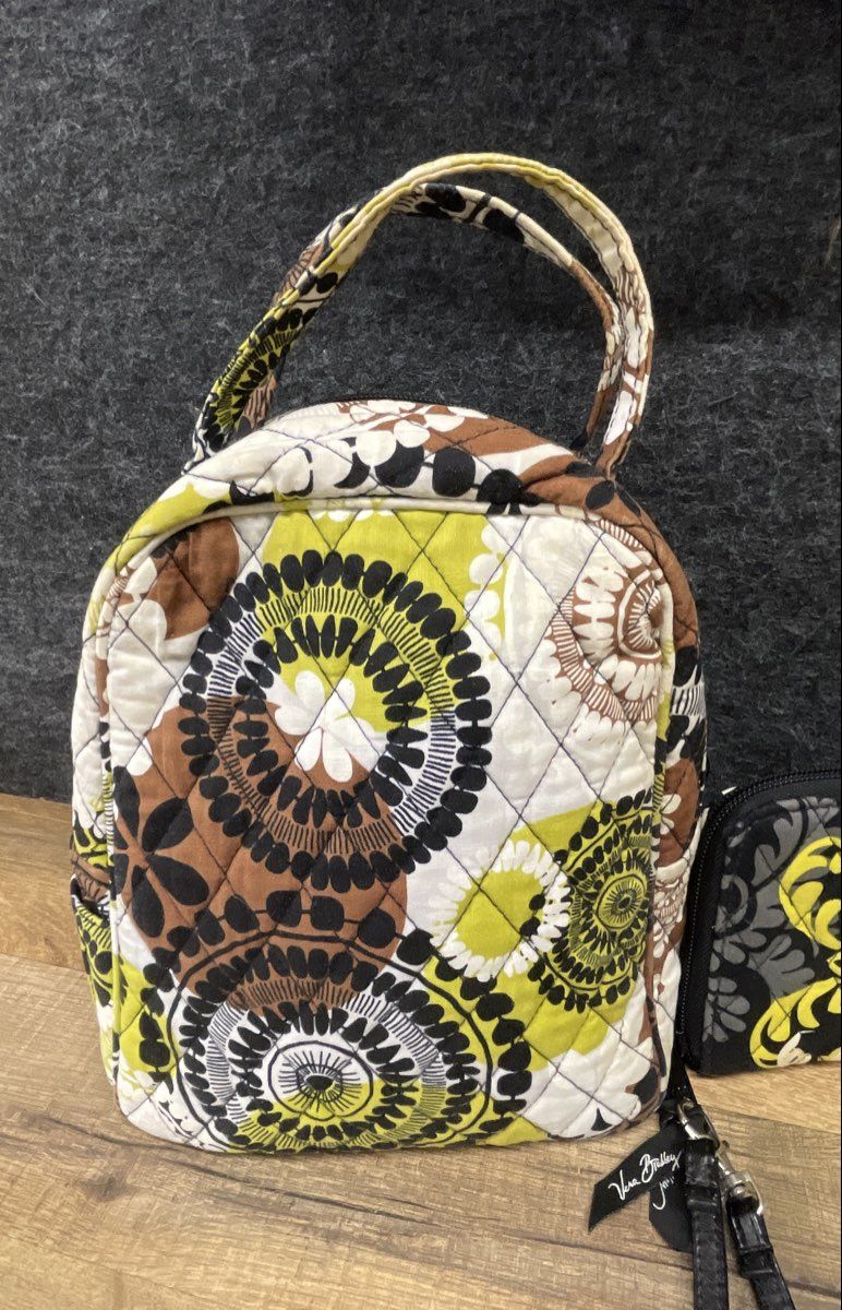 Vera Bradley Backpack Laptop Bag Wallet Wristlet Floral Collection Lot of 5