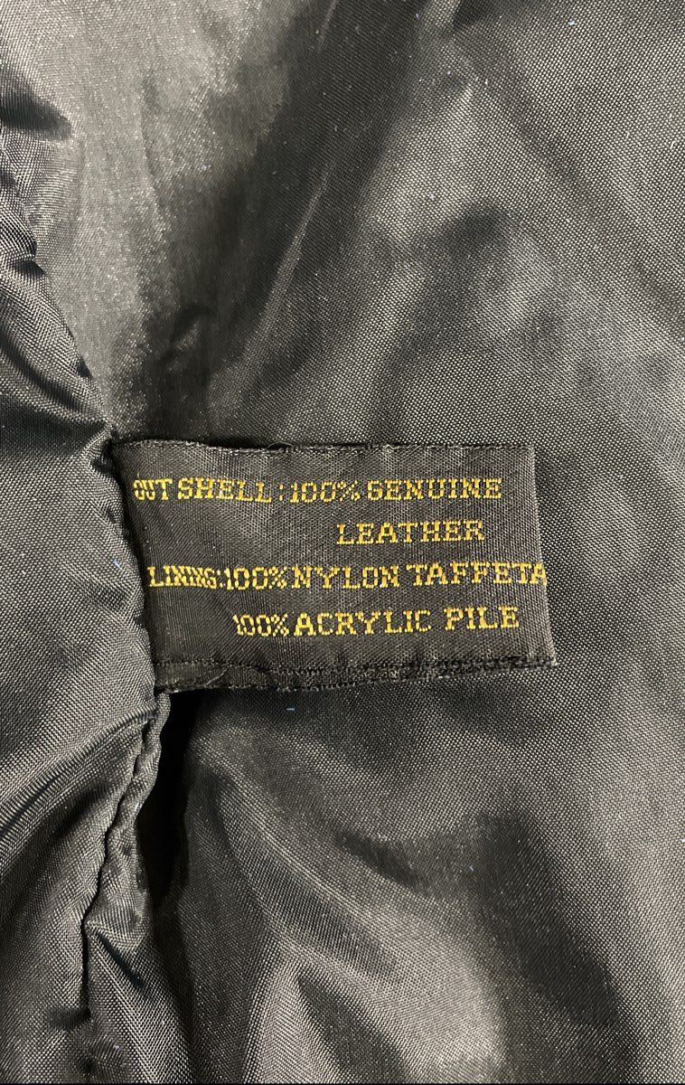 Vintage 80s Golden Collection Raffaelo Men's Black Leather Jacket Sz L 46