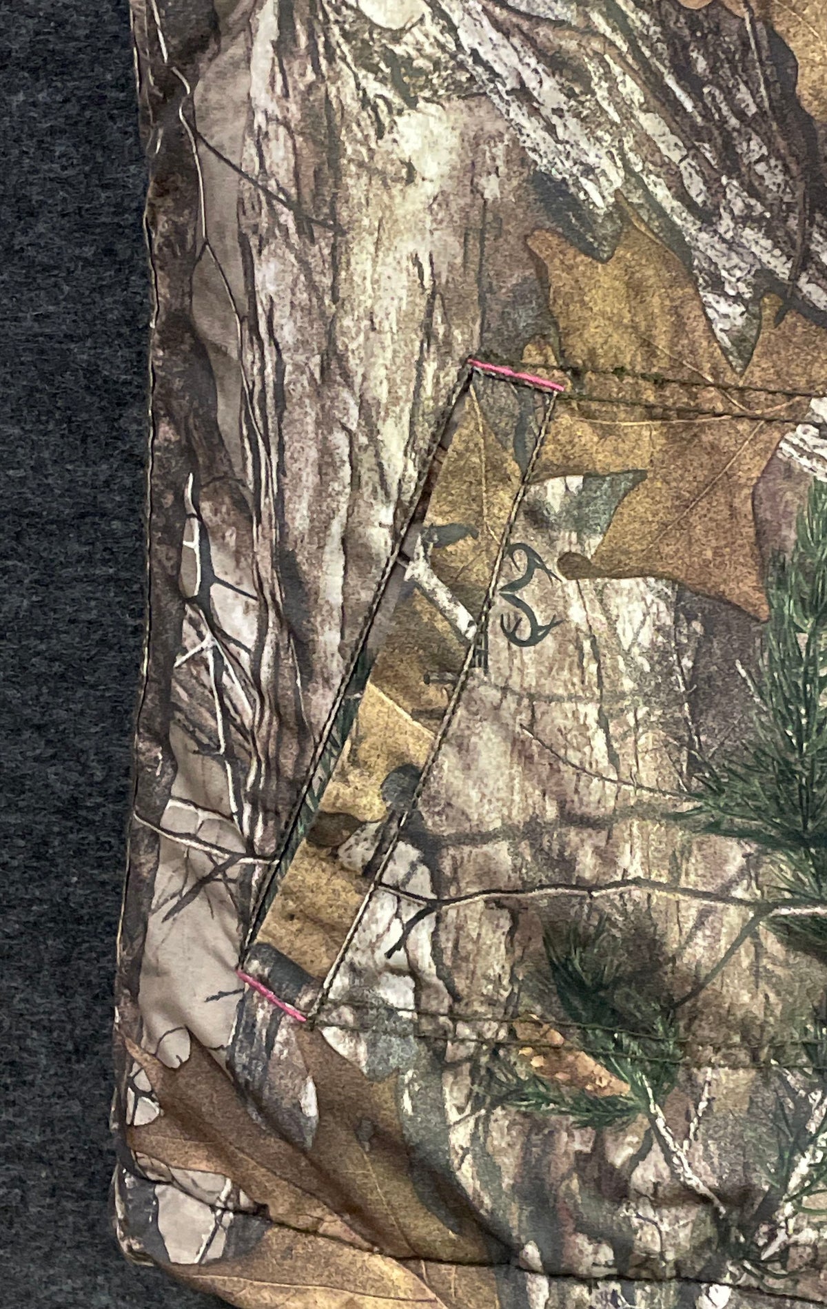 Carhartt Girls Realtree Xtra Camo Pink Insulated Padded Vest Sz L 14