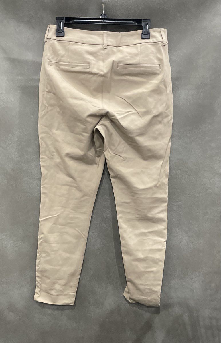 Old Navy Women's Khaki High-Rise Pixie Pants Secret-Smooth Pockets Sz 8