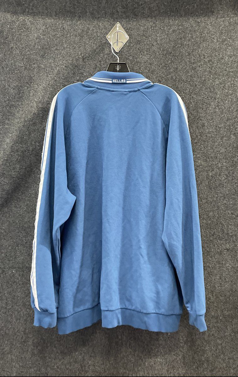 Adidas Men's Greece Blue Hellas Trefoil Full Zip Track Jacket Sz 3XL