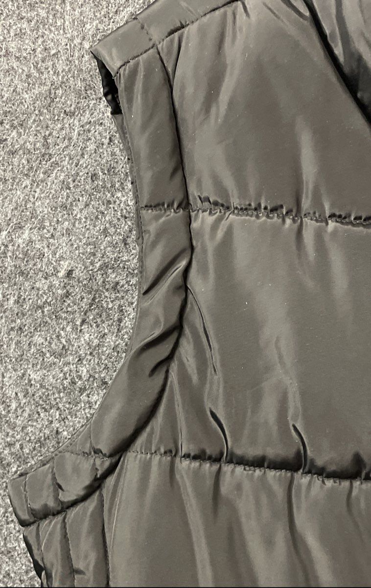 Madden Girl Women's Puffer Vest Black Full Zip Quilted Mock Neck Size S