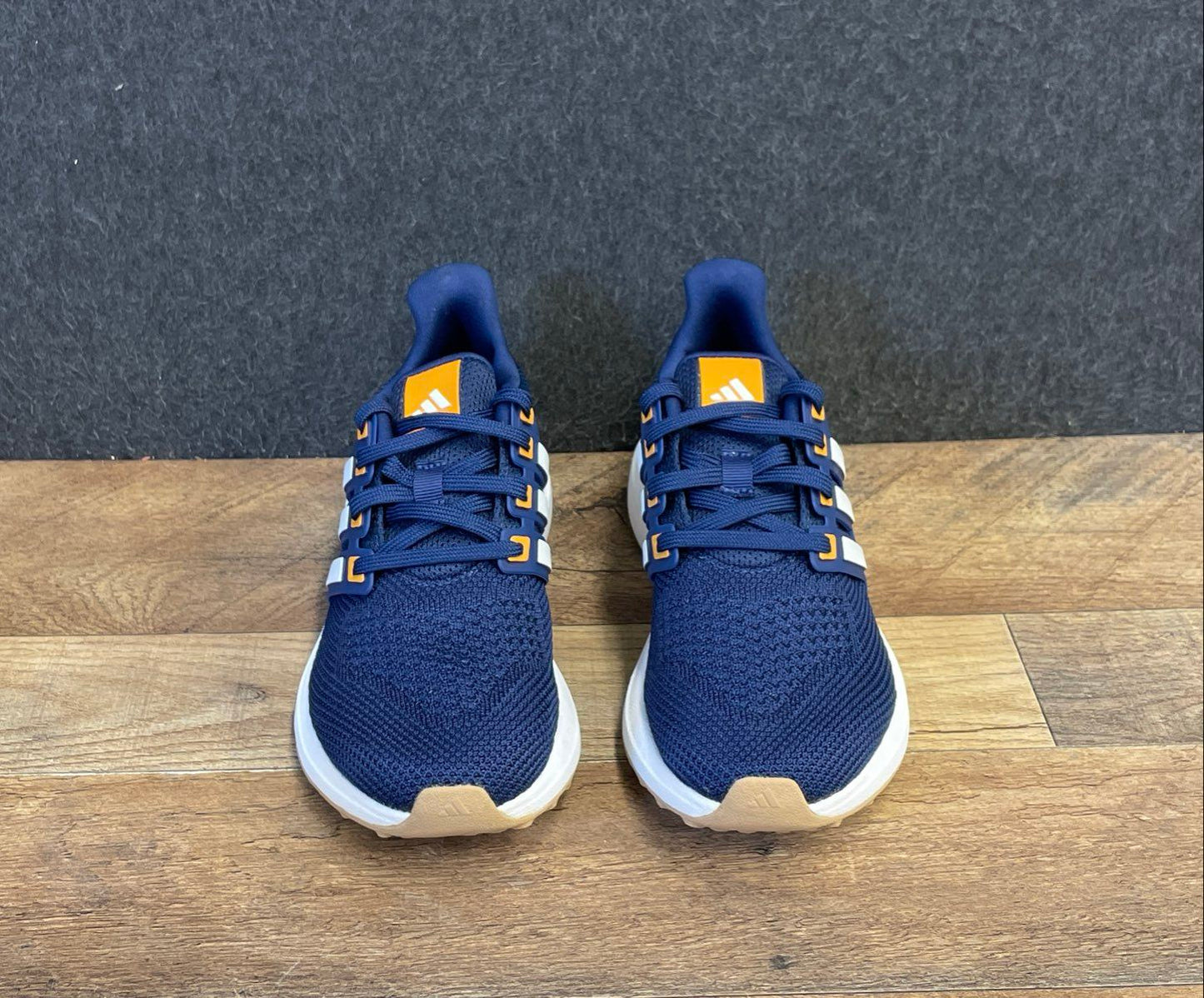Adidas Supernova Stride Navy White Orange Running Shoes Size 4.5