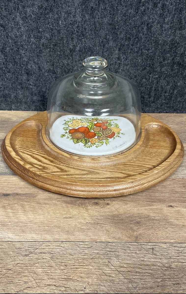 Vintage Goodwood Floral Harvest Domed Tray