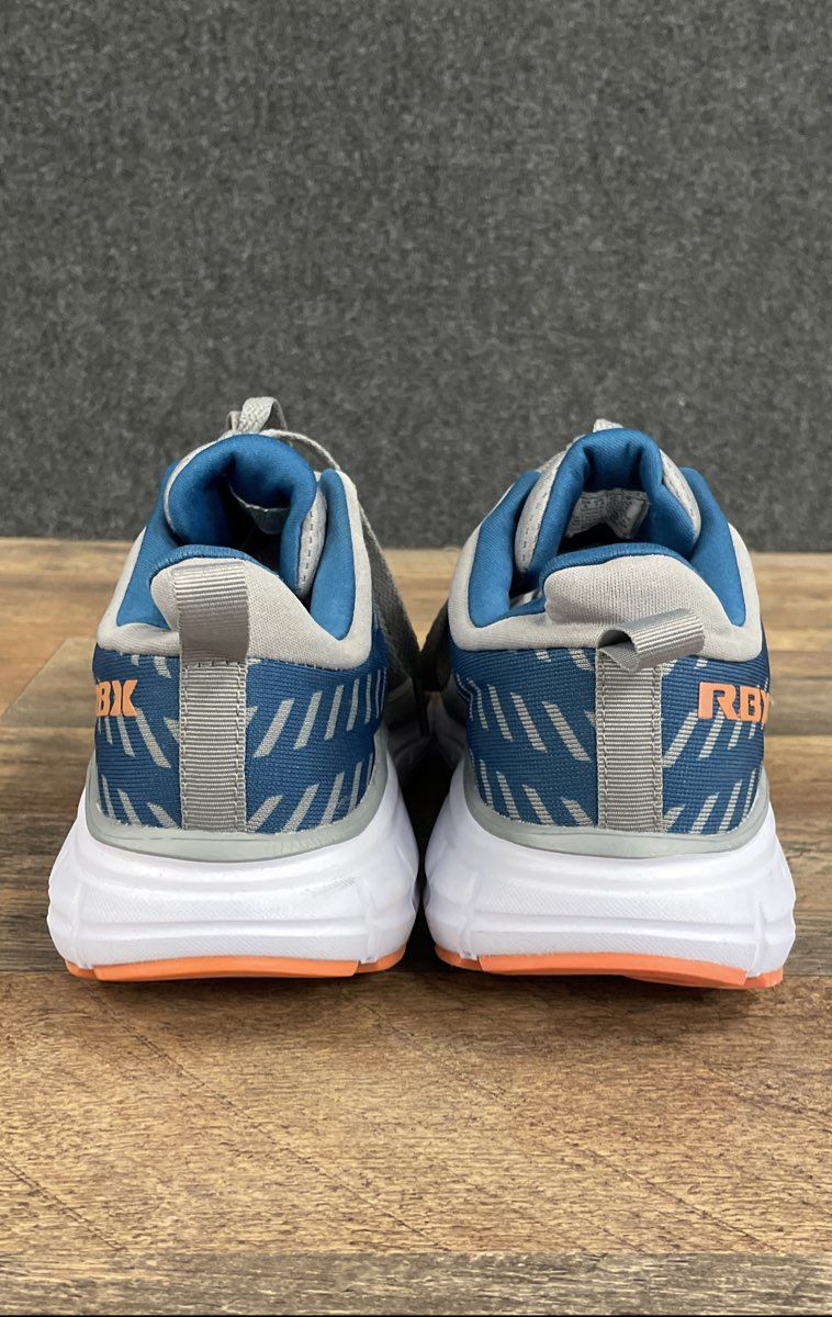 RBX Ascher Grey Blue Orange Athletic Running Sneakers Men's Size 8