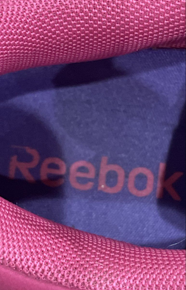 Reebok ZigTech Shark Pink Orange Purple Running Shoes Womens Size 7.5