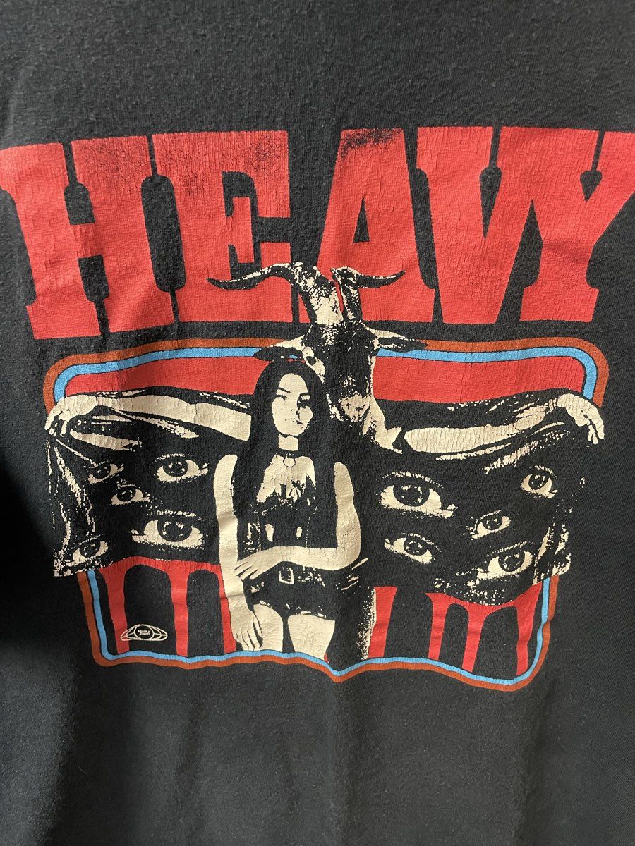 Heavy Psych Sounds Records Stoner Doom Metal Graphic T-Shirt Black 2XL