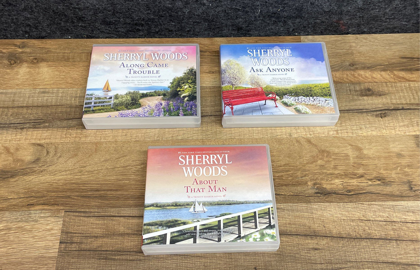 Sherryl Woods Trinity Harbor Novels Audiobook CD Lot of 3 Unabridged