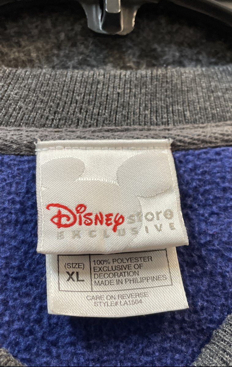 Vintage 90s Disney Store Men's Tigger Blue Fleece Crewneck Sweatshirt Sz XL