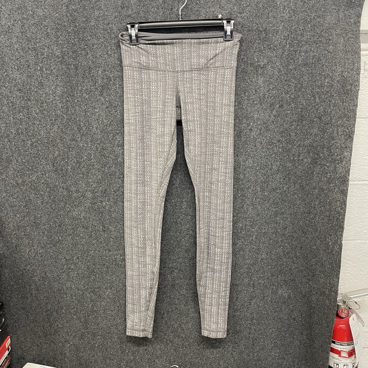Lululemon Women's Gray White Space Dye Wunder Under High Rise Leggings Sz 6