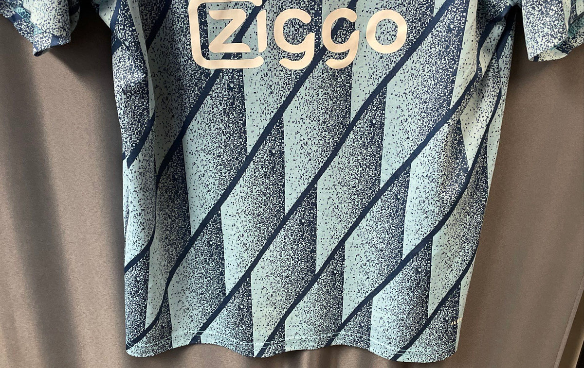 Adidas Men's AFC Ajax 2020/2021 Away Jersey Blue #3 Medium