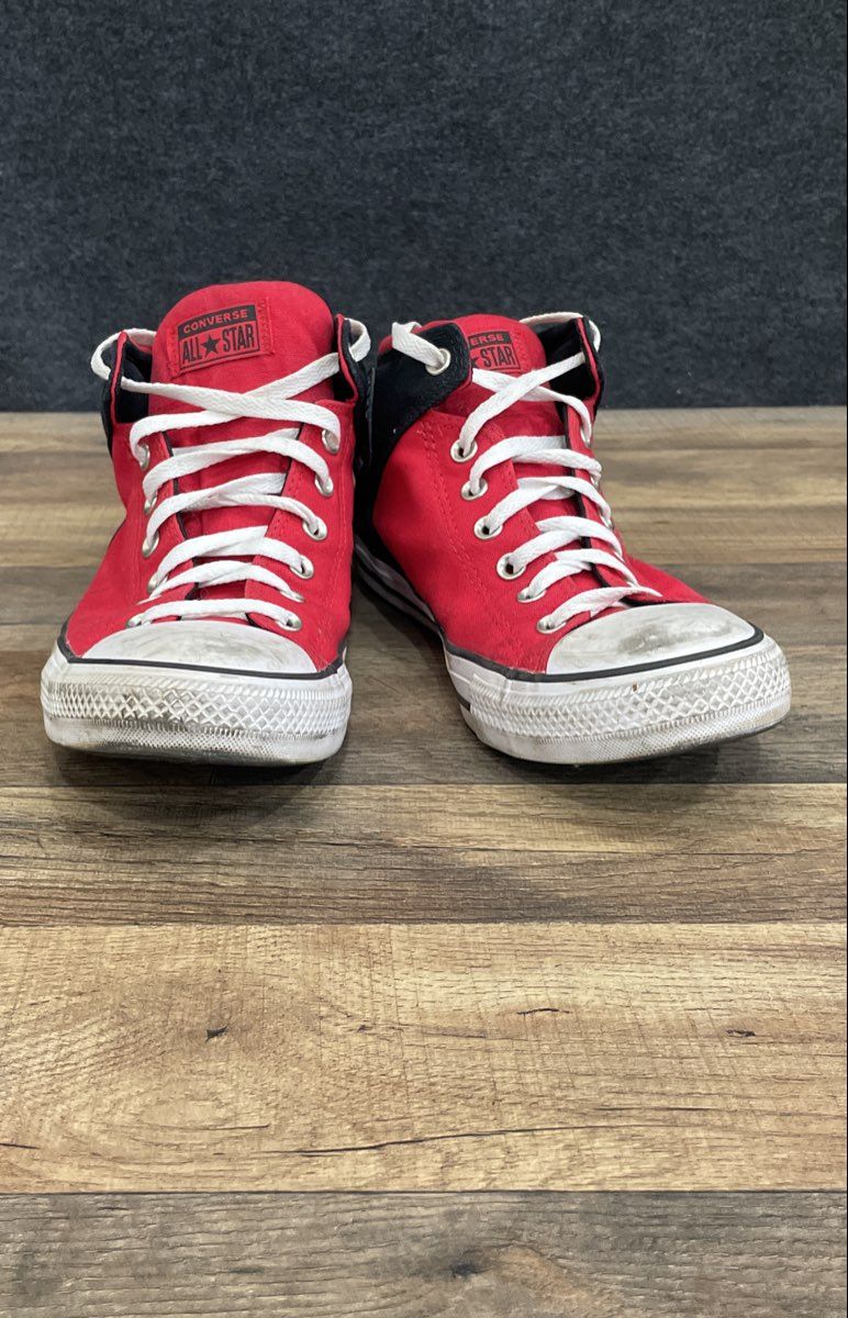 Converse Chuck Taylor All Star High Street Red Black Mid Top Size Men's 11
