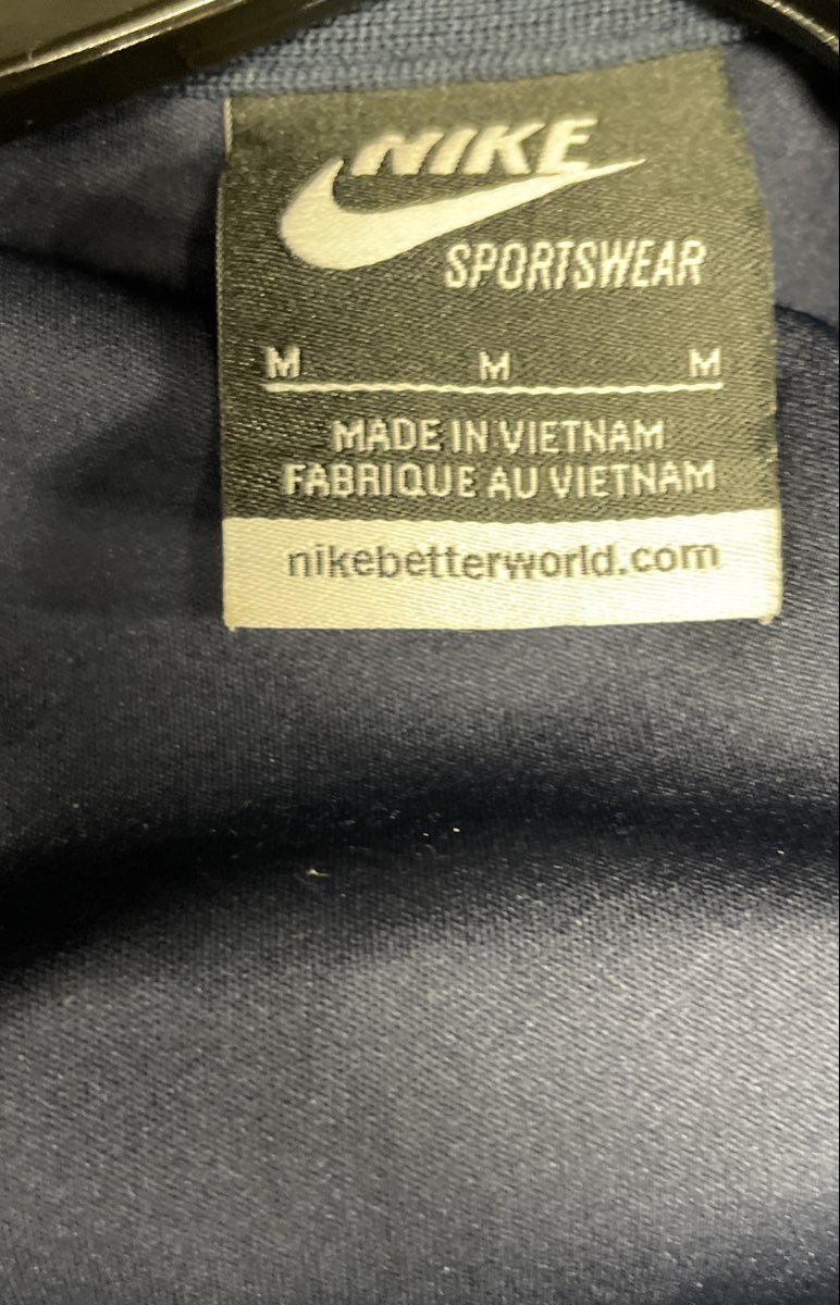 Nike Men's USA Olympic Team Track Jacket Navy Blue Full Zip USOC Sz M