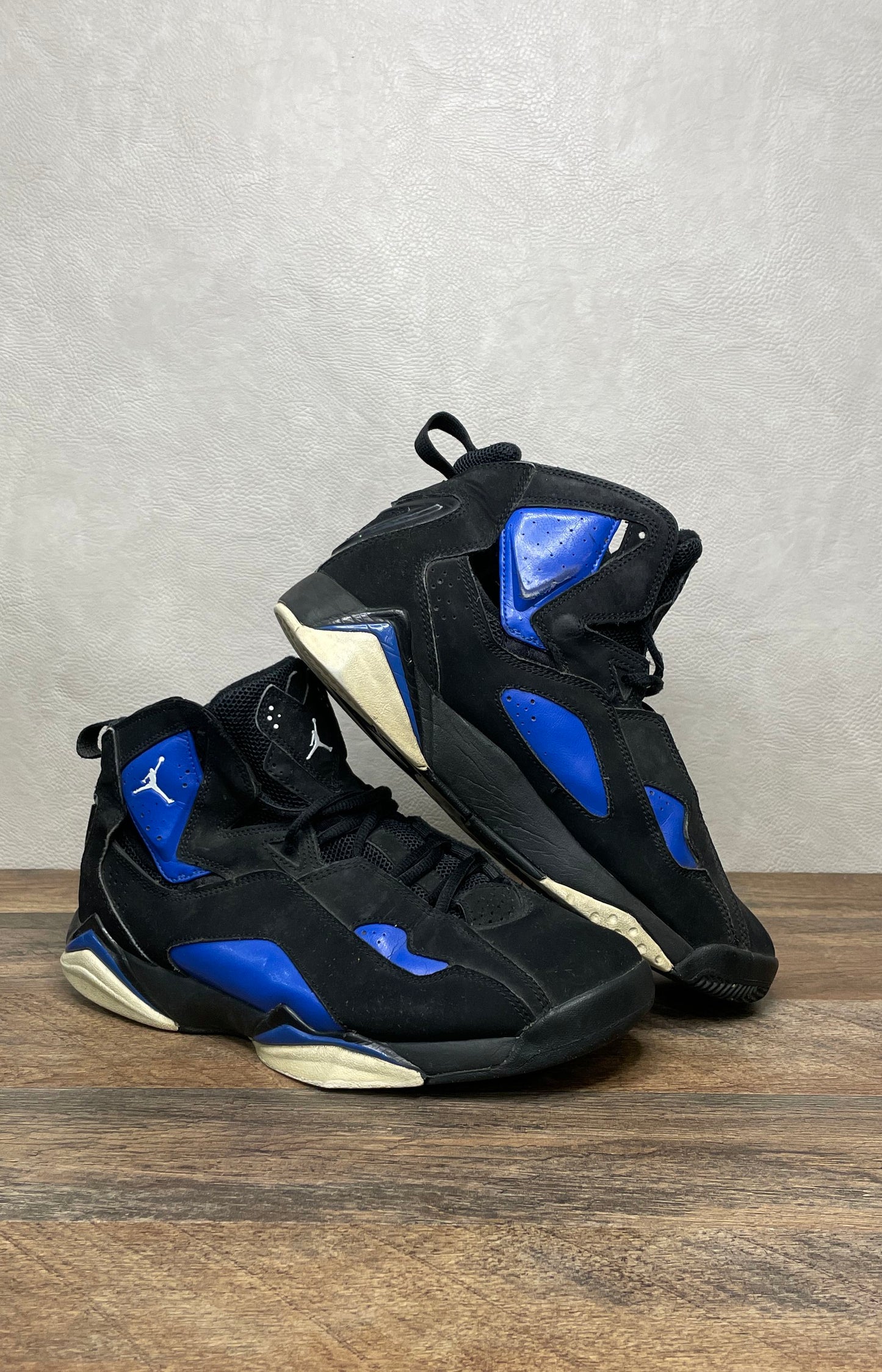 Nike Air Jordan True Flight Black Game Royal Basketball Sneakers Size 8.5