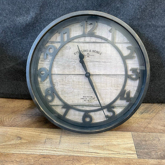 Sterling & Noble Gardens Rustic Clock