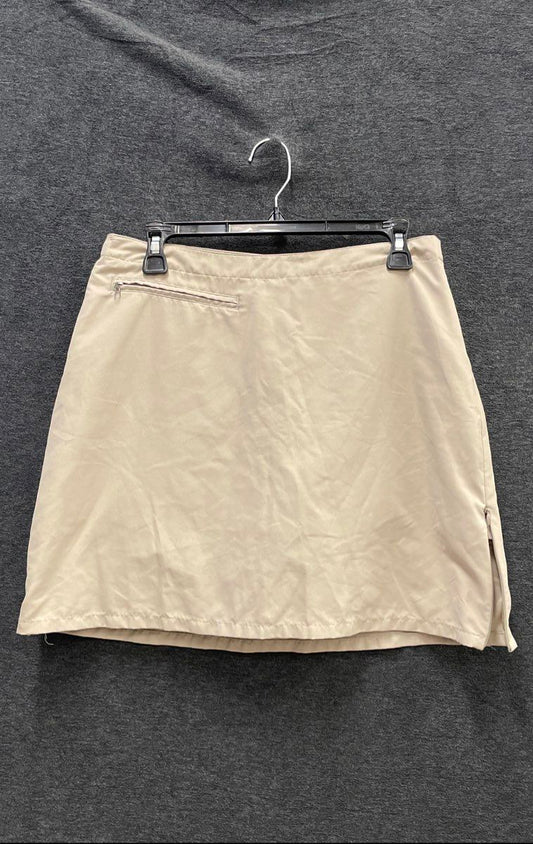 Patagonia Women's Tan Outdoor Hiking Travel Polyester Skort Sz 6