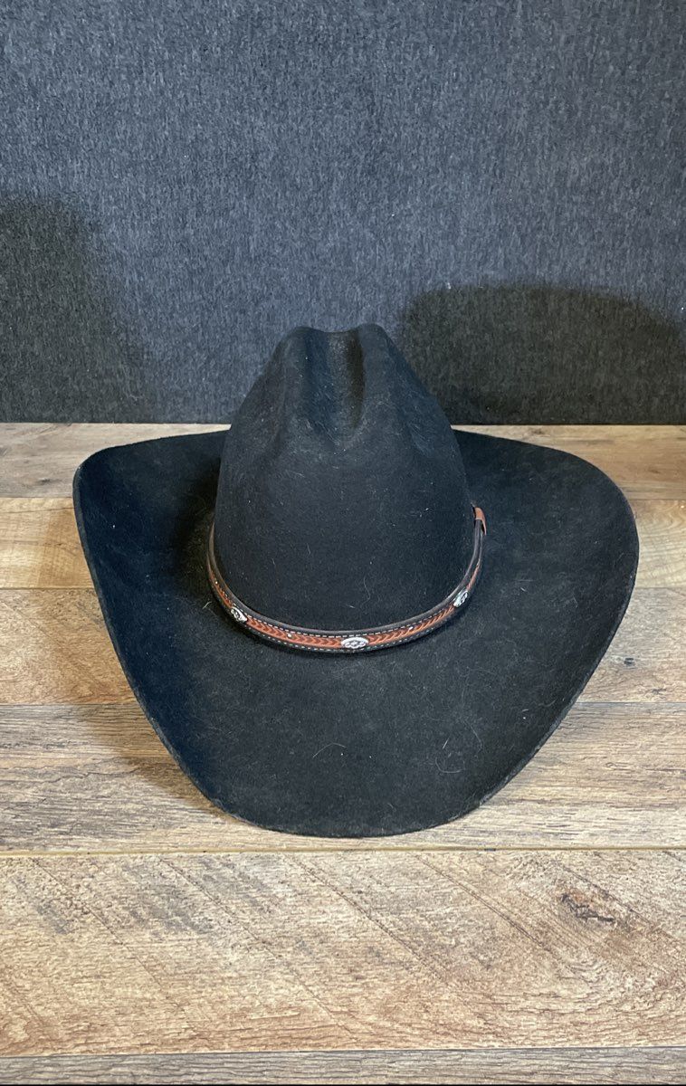 Cody James Men's Black 3X Wool Blend Cowboy Hat Western Cattleman Crease Sz 7