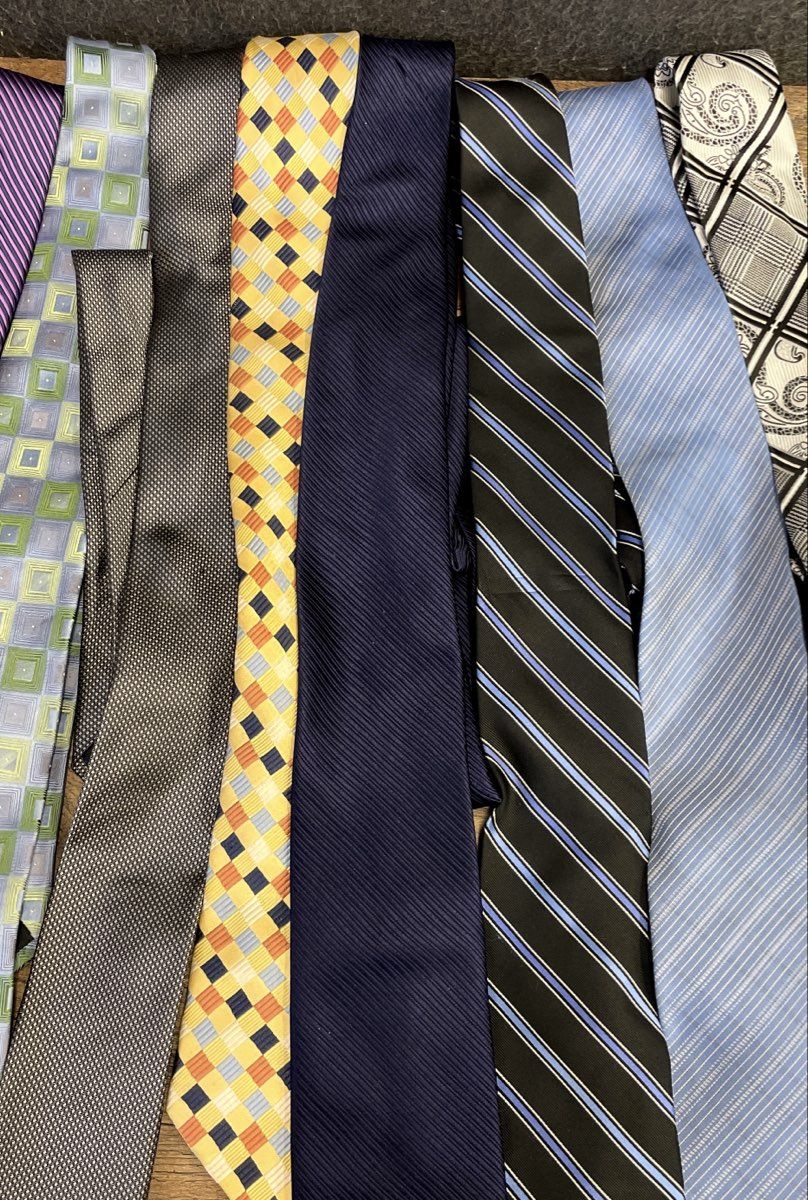 Michael Kors Tommy Hilfiger Nautica Men's Necktie Lot 11 Piece Silk Patterned