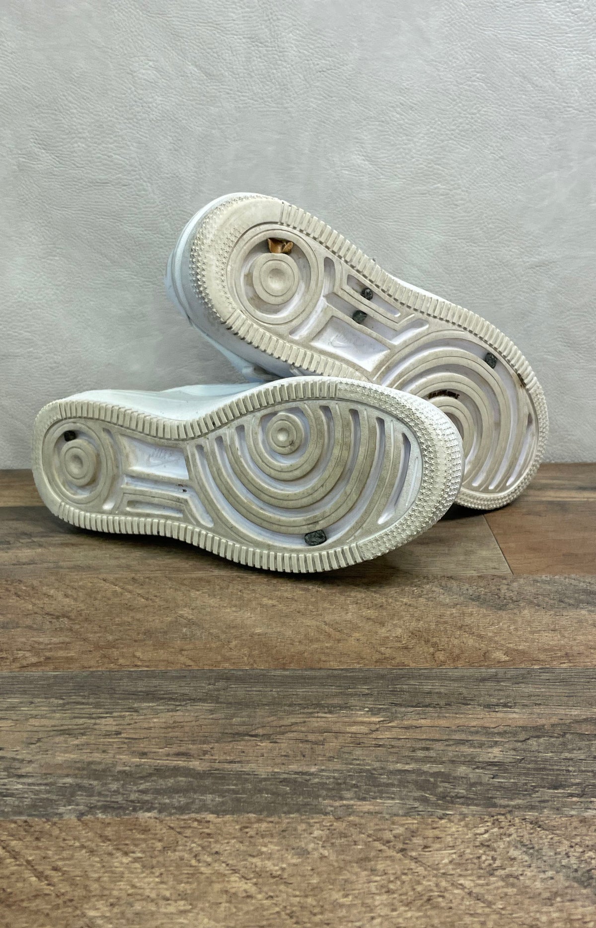 Nike Air Force 1 PLT.AF.ORM Triple White Women's Platform Sneakers Size 8