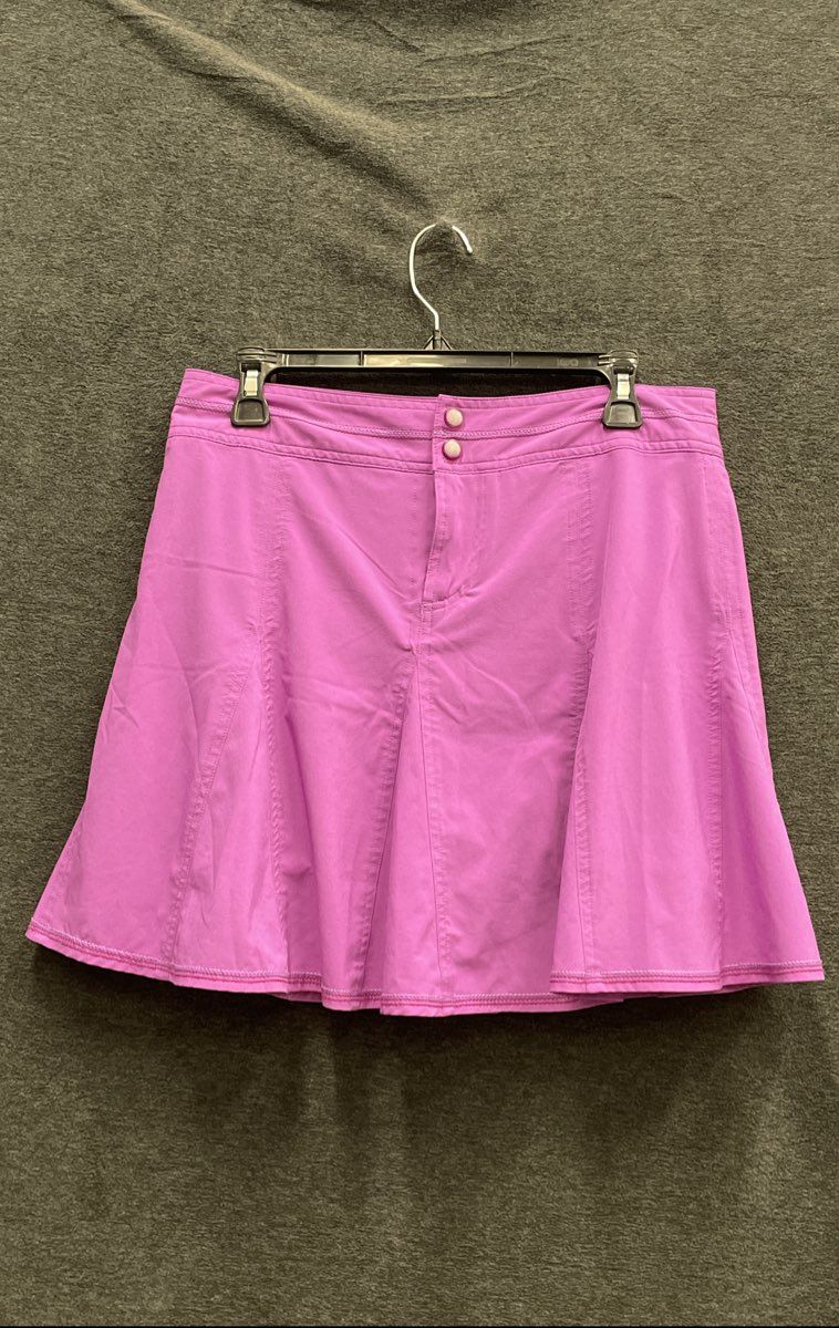 Title Nine Women's Purple Nimblene Skort Zipper Pockets Sport Active Sz 6