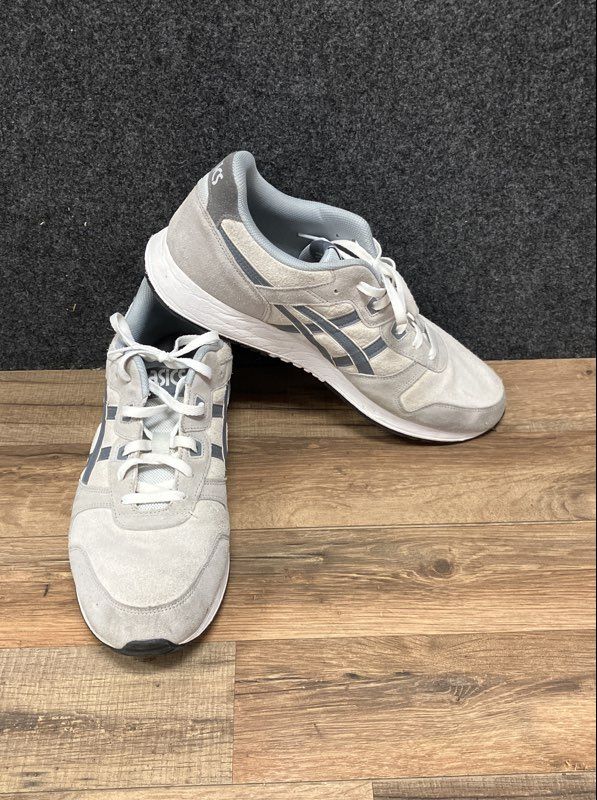 Asics Lyte Classic Grey Blue Men's Lifestyle Sneakers Size 13