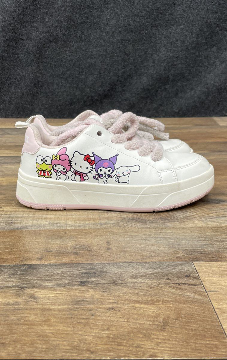 Primark Sanrio Hello Kitty & Friends White Pink Low Top Sneakers Women's Size 6