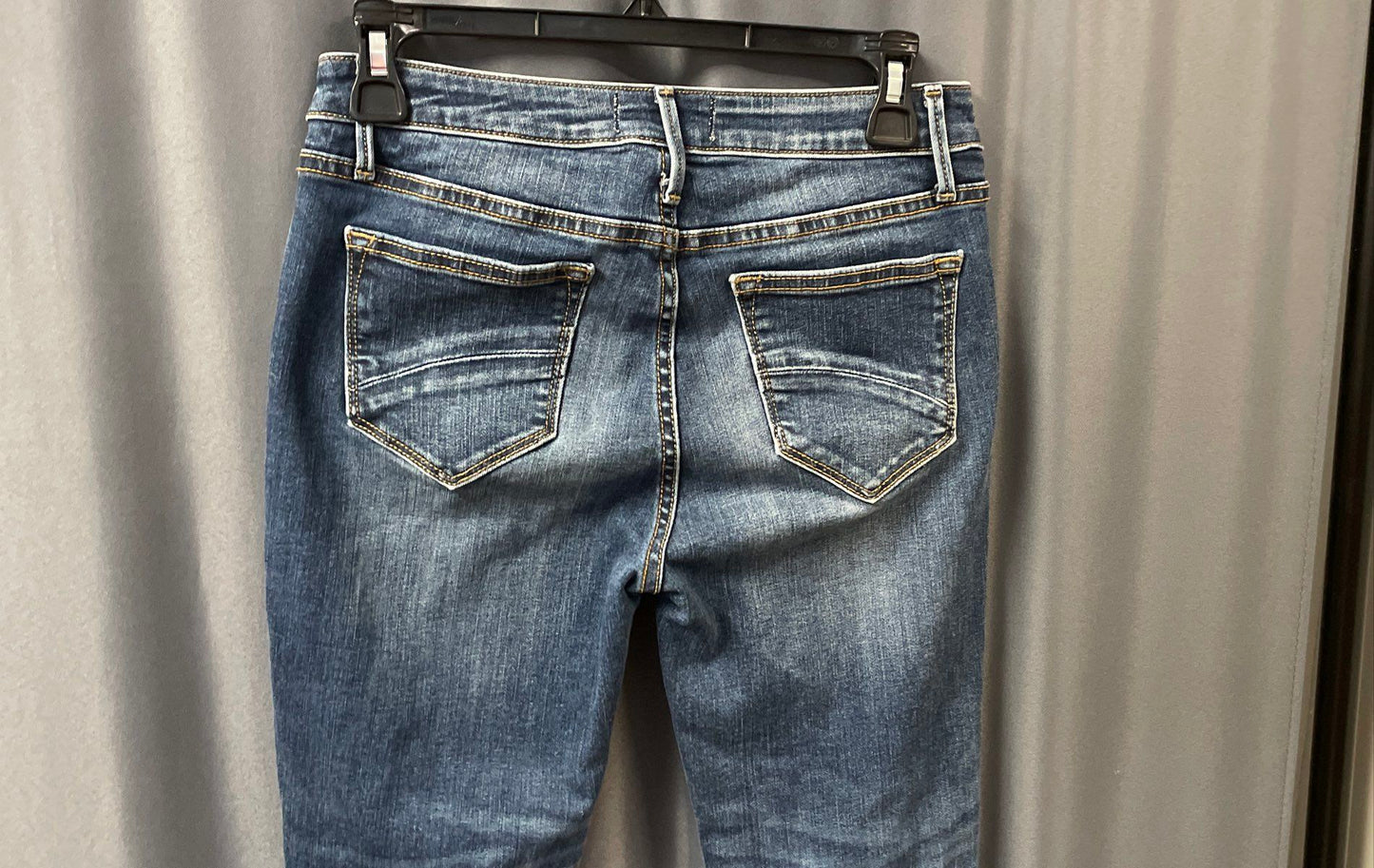 Driftwood Women's Colette Blue Embroidered Beaded Ankle Jeans Sz 26x26