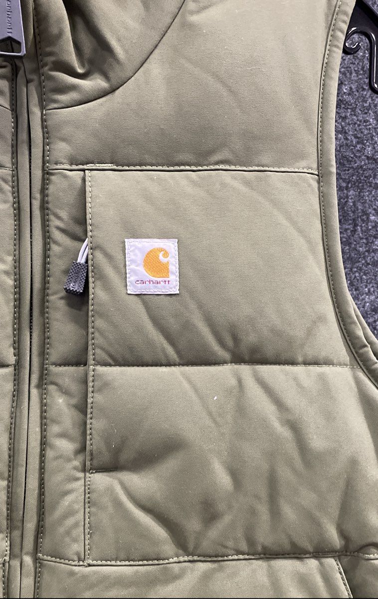 Carhartt Women's Montana Sherpa-Lined Green Insulated Vest 105607 Sz XS