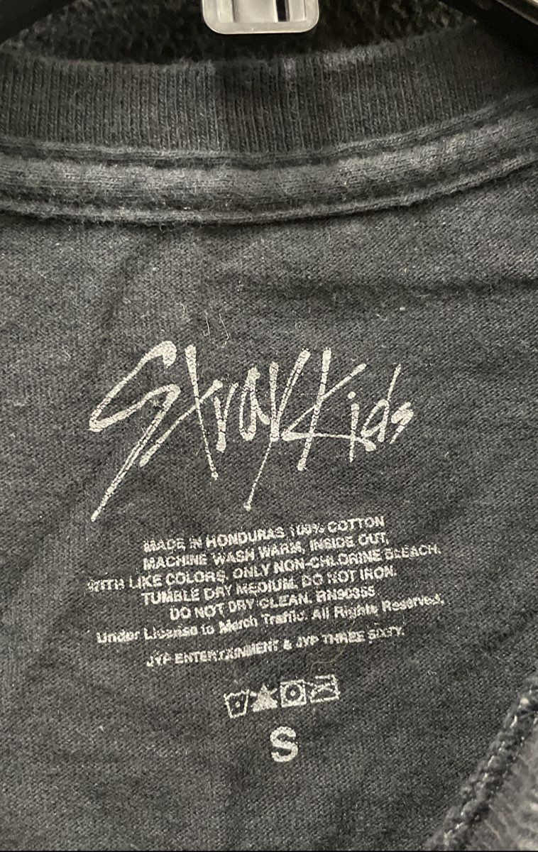 Stray Kids Lollapalooza Music Festival Tour T-Shirt Merch Traffic Black Sz S