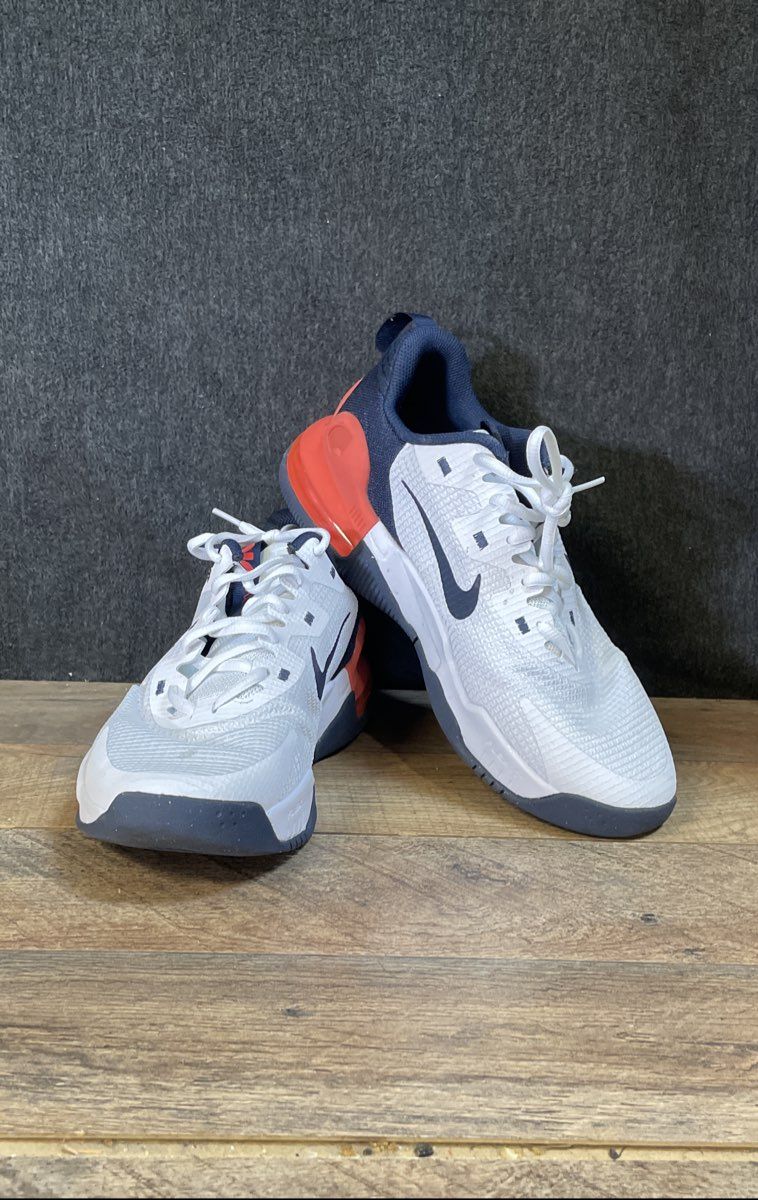 Nike Air Max Alpha Trainer 5 White Blue Red Training Sneakers Size 8