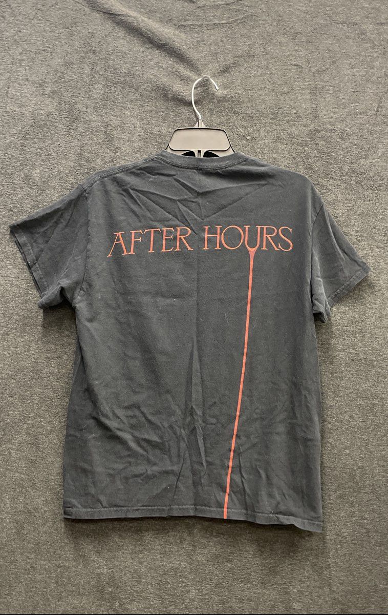 The Weeknd After Hours Album Graphic T-Shirt XO Brand Black Double Stitch Sz L