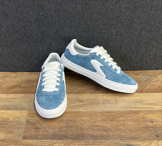 Skechers Court Classics Arch Fit Legend Light Blue Women's Sneakers Size 6
