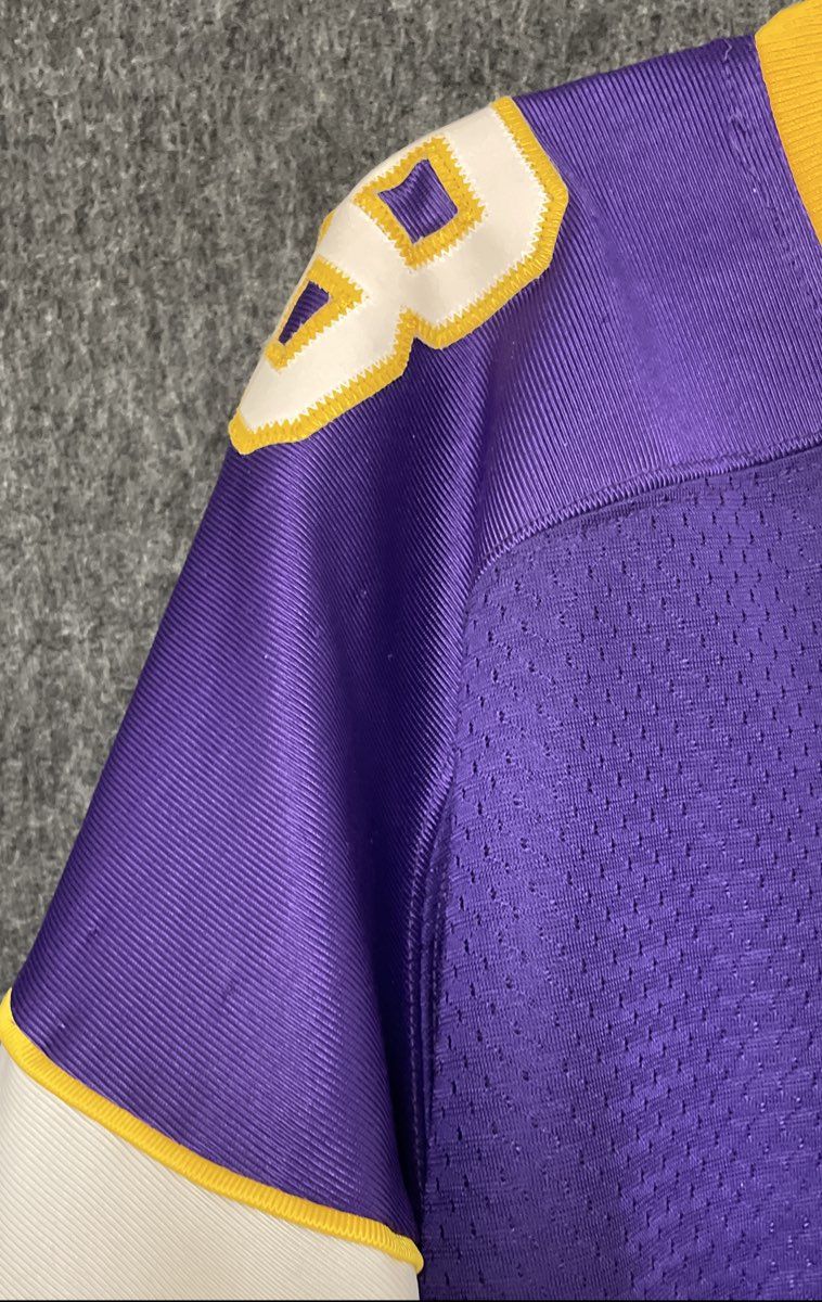 Minnesota Vikings Adrian Peterson 28 Reebok NFL Equipment Jersey Purple Sz 2XL