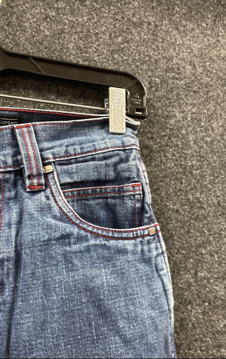 Vintage Y2K FUBU Boy's Cargo Carpenter Jeans Blue Wide Leg Denim Size 8