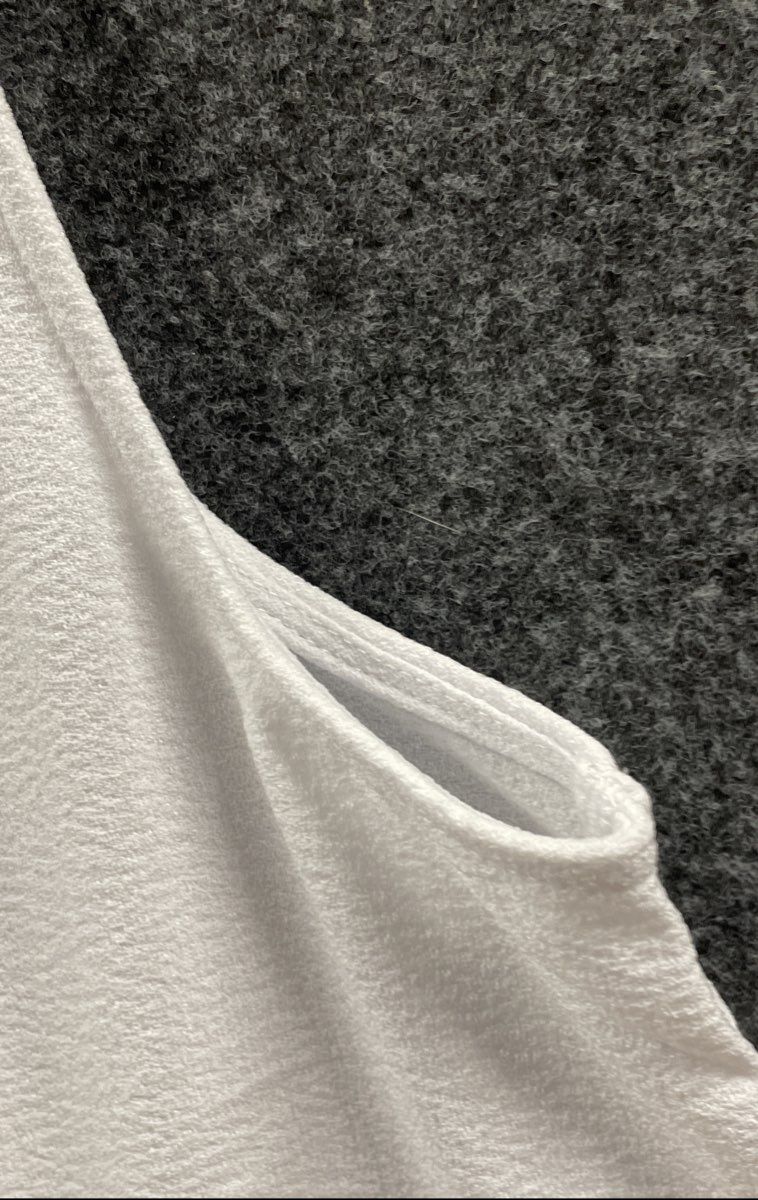 Mud Pie Women's Sutton Scallop Top White Sleeveless Eyelet Hem NWT Sz S 4-6