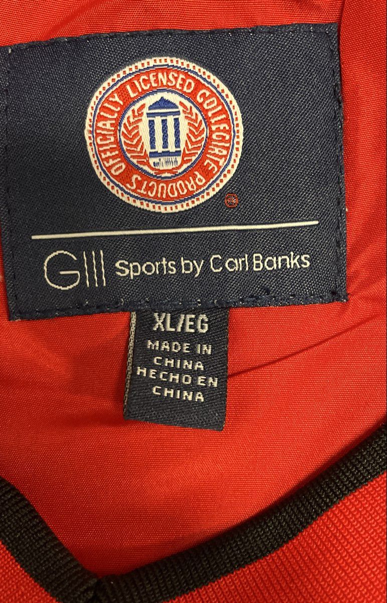 G-III Sports Men's Nebraska Cornhuskers Red Gray Pullover Windbreaker Jacket XL