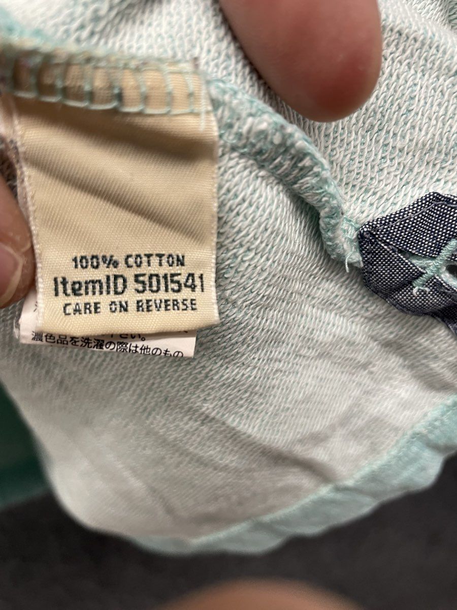 L.L. Bean Women's 1912 Heritage Button-Neck Sweatshirt Mint Green Sz M