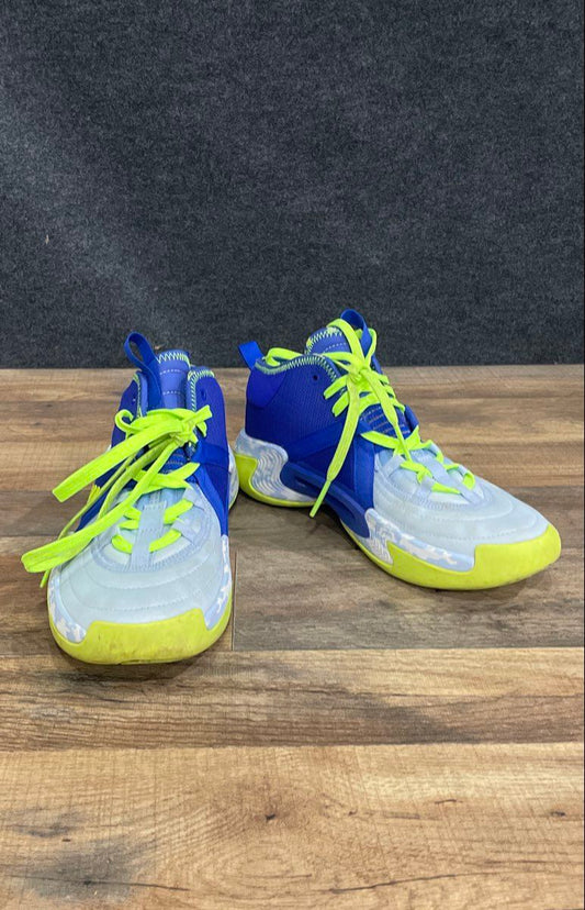 Adidas AE 1 New Wave Anthony Edwards Blue Green Basketball Shoes Size 8.5