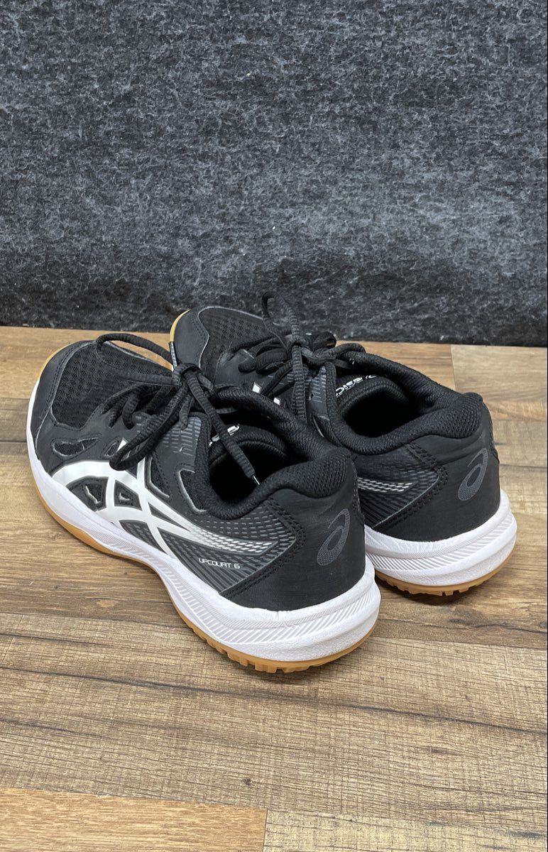 Asics Upcourt 6 Black White Volleyball Indoor Court Sneakers Men's Size 7