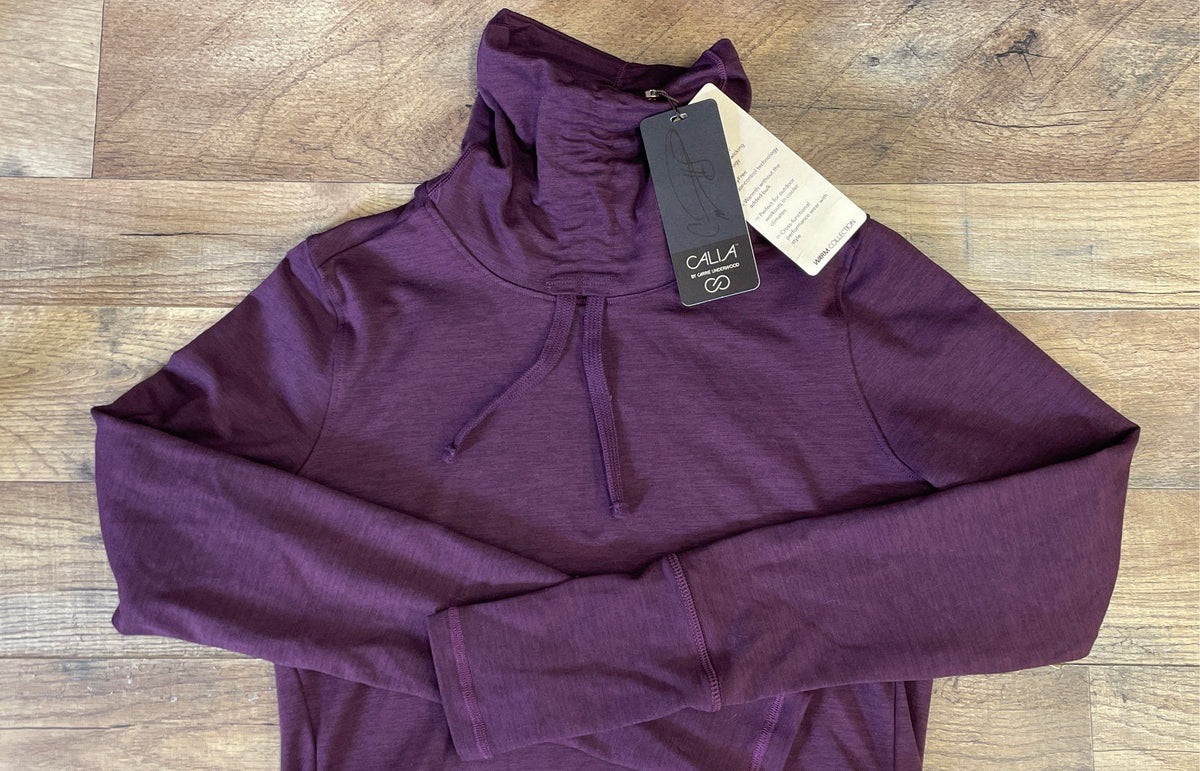 Calia by Carrie Underwood Women's Midnight Aura Warm CWC Pullover Top Sz S NWT