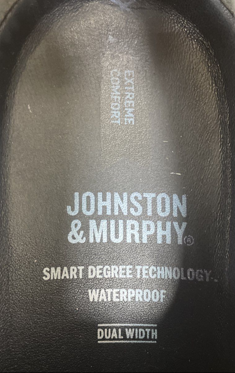 Johnston & Murphy XC4 Waterproof Tan Brown Cap Toe Oxford Shoes Men's Size 10.5