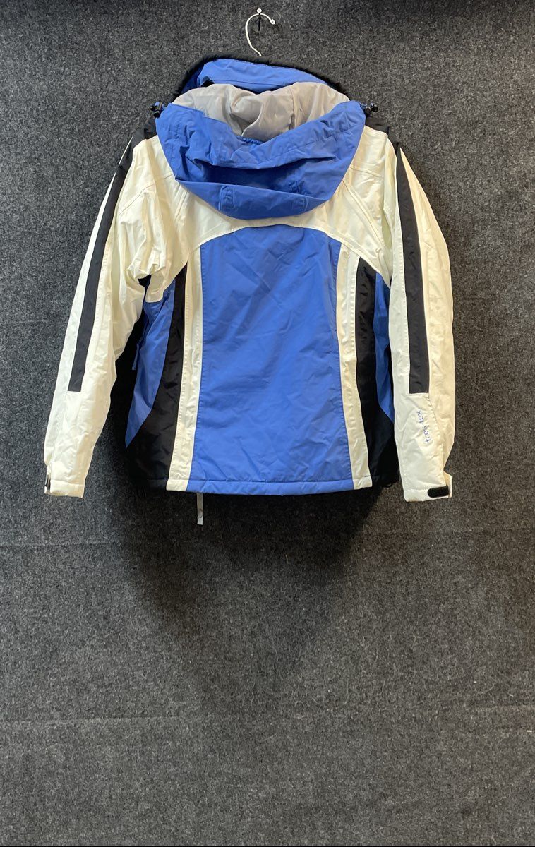 Trespass Women's Blue Colorblock Tres-Tex Waterproof Ski Jacket Hooded Sz M