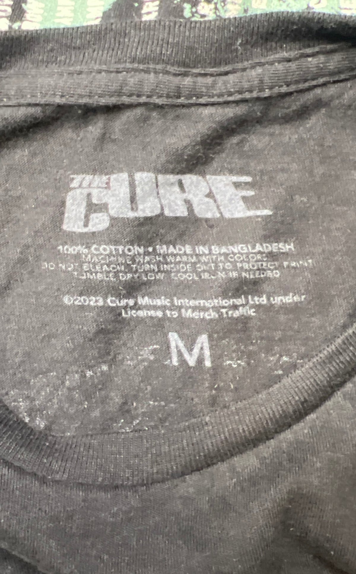 The Cure Men's Black Shows of a Lost World North America 2023 Tour T-Shirt Sz M
