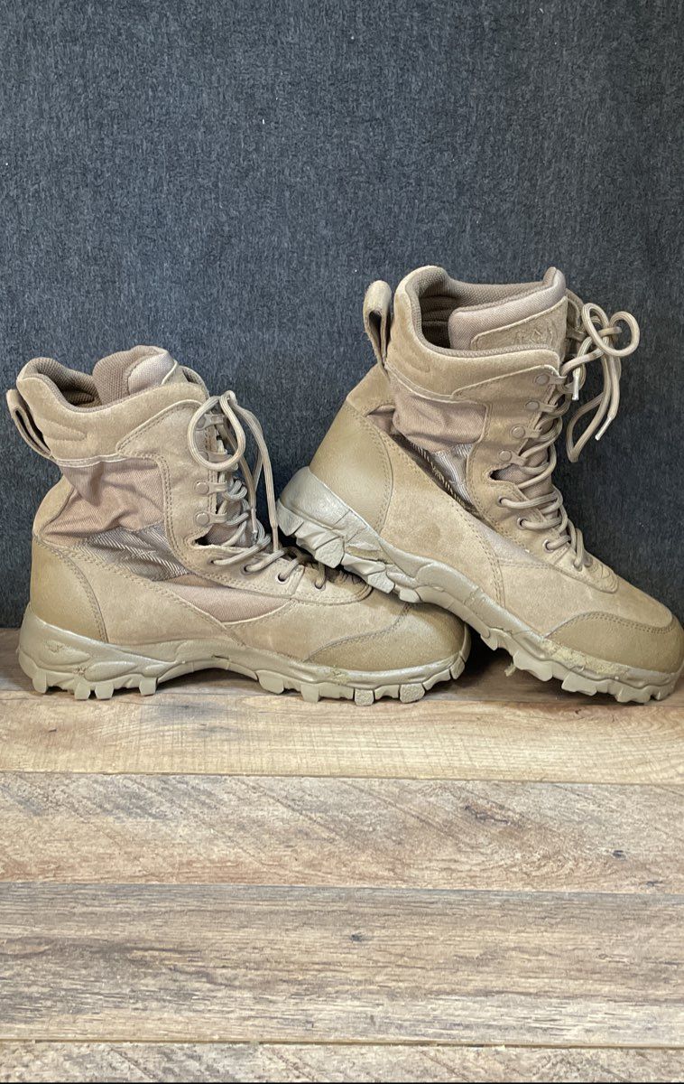 Blackhawk Warrior Wear Desert Ops Boot Tan Suede Tactical Combat Size 10
